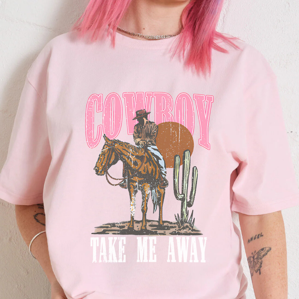 Person wearing a pink sweatshirt with 'Brooklyn' graphic design.